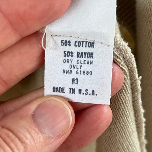 525 America Men's Tan V-Neck Pullover Sweater Size L. NWOT - Picture 6 of 6